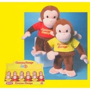  2 Classic Curious George 8 Plush Beanbags By RUSS #38023 