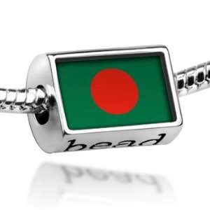  Beads Bangladesh Flag   Pandora Charm & Bracelet 