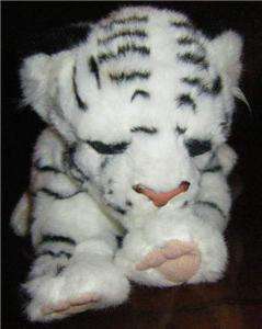12 Animated White & Black Snow Tiger Cub by Furreal  