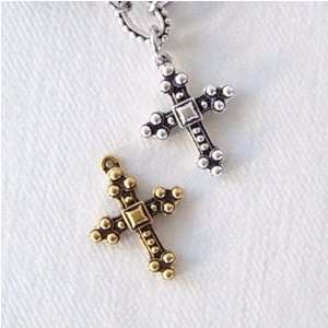  Plated Pewter Byzantine Cross Arts, Crafts & Sewing