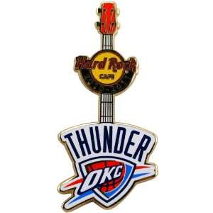 Hard Rock Cafe Oklahoma City Thunder 2010 11 Commemorative Guitar Pin 
