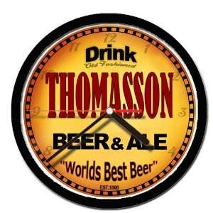  THOMASSON beer and ale cerveza wall clock 