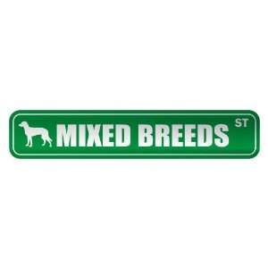   MIXED BREEDS ST  STREET SIGN DOG