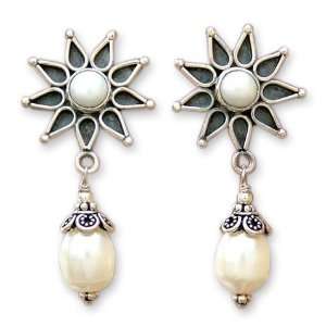  Pearl earrings, Brightest Stars 0.8 W 1.7 L Jewelry