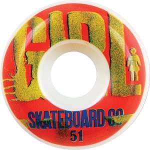  Girl Big Girl #5 51mm Skateboard Wheels (Set of 4) Sports 
