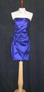 NWT Jessica McClintock 54179 Purple Taffeta Dress 10  