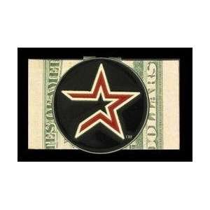  Lg. MLB Logo Cut Money Clip   Houston Astros Sports 