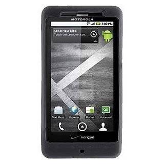 Silicone Skin Cover for Motorola DROID X MB810, Black (Luxmo) by Luxmo