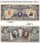Five Cents U.S. Postal Ben Franklin Notes Lot of 100