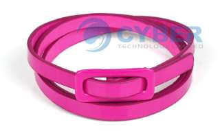 Candy Color Adjustable Low Waist Narrow Thin Skin Belt  