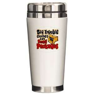  Ceramic Travel Drink Mug Big Trouble Comes In Small 