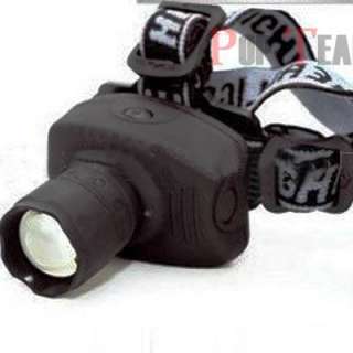 3W ABS Zoom Headlamp Camping Night Outdoor LED High Power Jj6a  