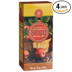 Cobblestone Kitchens Apple Cinnamon Scone Mix, 15 Ounce Boxes (Pack of 