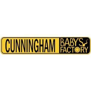   CUNNINGHAM BABY FACTORY  STREET SIGN