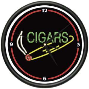  CIGAR 1 Wall Clock shop smoker lounge cuban cigars