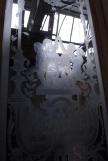French Doors Set of 3 Etched Glass Doors Music Theme  