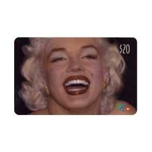  Marilyn Collectible Phone Card $20. Marilyn Monroe Close 