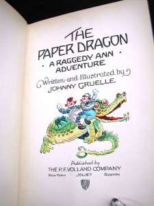 The Paper Dragon by Johnny Gruelle 1926 first edition  