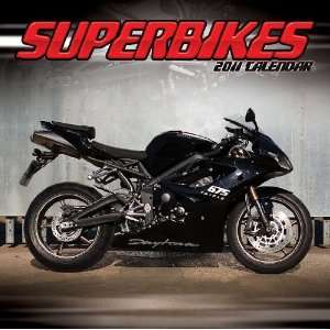 2011 Motorbike Calendars Superbikes   12 Month   30x30cm  