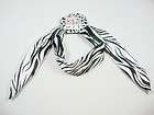 adjustable fashion zebra design black white wire sati quick look