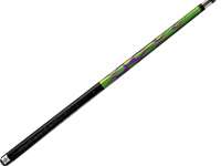 Players Kandy Green/Purple Flames Pool Cue Stick & Case  