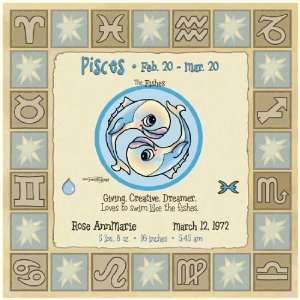 Zodiac Signs Birthday Gifts For Baby Pisces Birth Sign 