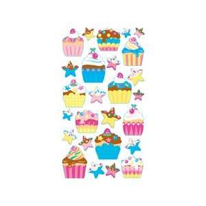  Sparkler Classic Stickers Birthday Cupcakes