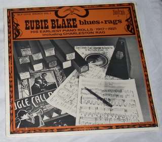 SEALED 73 EUBIE BLAKE Blues & Rags LP 1917 21 Biograph  