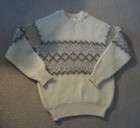 Icelandic by GE KA Sweater Small 100% Pure WOOL GREAT DETAILS Made in 