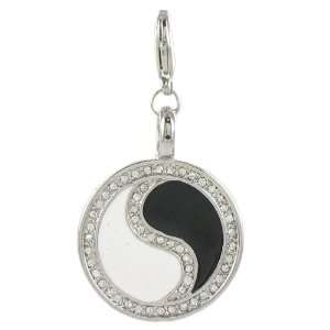   Charms Pendant Ying Yang for Thomas Sabo type bracelets and necklaces