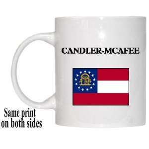  US State Flag   CANDLER MCAFEE, Georgia (GA) Mug 