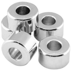  Drag Specialties Chrome Steel Spacers   5/16in. x 3/4in 