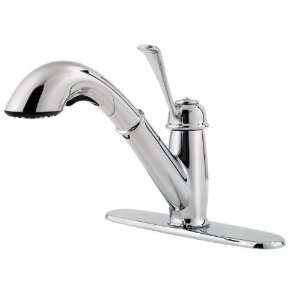  Bixby One Handle Single Hole Pull Out Bar Kitchen Faucet 