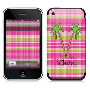   Hard Phone Cases   Hot Pink Plaid Palm Tree Cell Phones & Accessories