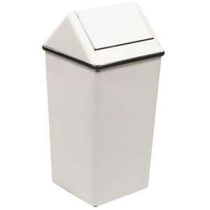  Metal 21 Gallon Swing Top Waste Receptacle 1411HT 3 Colors 