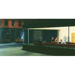  Edward Hopper   Nighthawks, 1942 Giclee Canvas