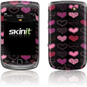  Funky Hearts skin for BlackBerry Torch 9800 Electronics