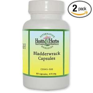   & Herbs Remedies Bladderwrack Capsules, 60 Count Bottle (Pack of 2