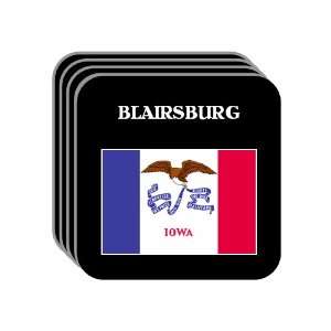US State Flag   BLAIRSBURG, Iowa (IA) Set of 4 Mini Mousepad Coasters