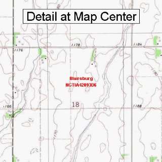   Map   Blairsburg, Iowa (Folded/Waterproof)