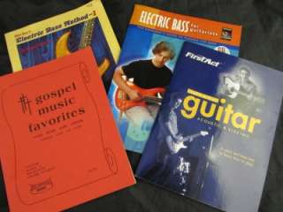 Lot 4 Guitar Books Lesson Books Mel Bay Gospel Electric  