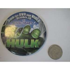  The Incredible Hulk Promotional Movie Button Everything 