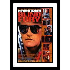  Blind Fury 20x26 Framed and Double Matted Movie Poster 