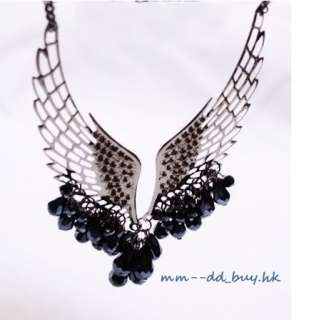 New Fashion Angel Wing Drip Pendant Necklace 2 Color  