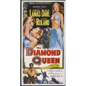 The Diamond Queen   Movie Poster   27 x 40 