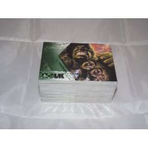  The Hulk Film And Comic Trading Card Base Set Toys 