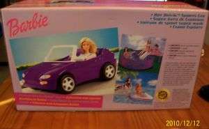 VHTF 2002 Barbie Hot Drivin Sports Car   Convertible  