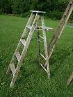 vintage wooden 5 step ladders for decorating wood sur more