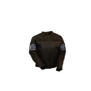 First Manufacturing Black XX Large Mens Reflective Tribal Band Jacket