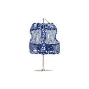 Blue Hawaiian Netted Harness Vest with Leash XS